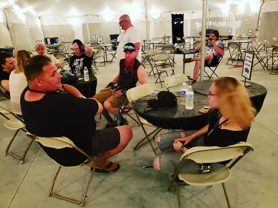 Rocklaoma Media Tent